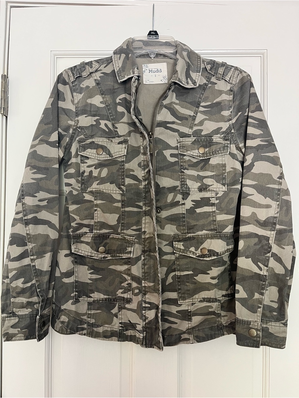 Mudd Green and Tan Camo Field Jacket